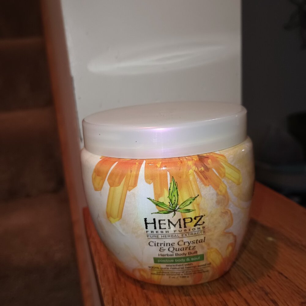 NEW Hempz Citrine Crystal & Quartz Herbal Body Buff - 7 oz - Picture 6 of 8